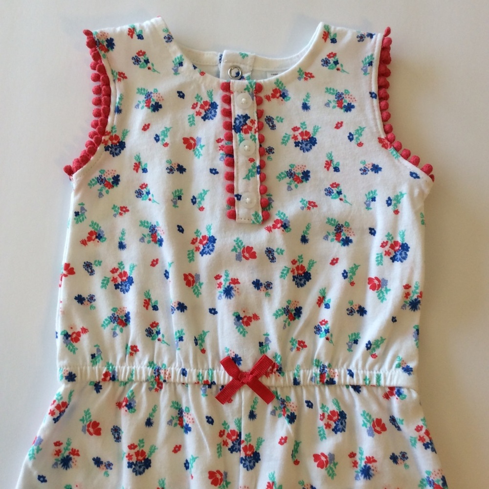 NWT Baby Girl Floral Romper - Picture 2 of 3